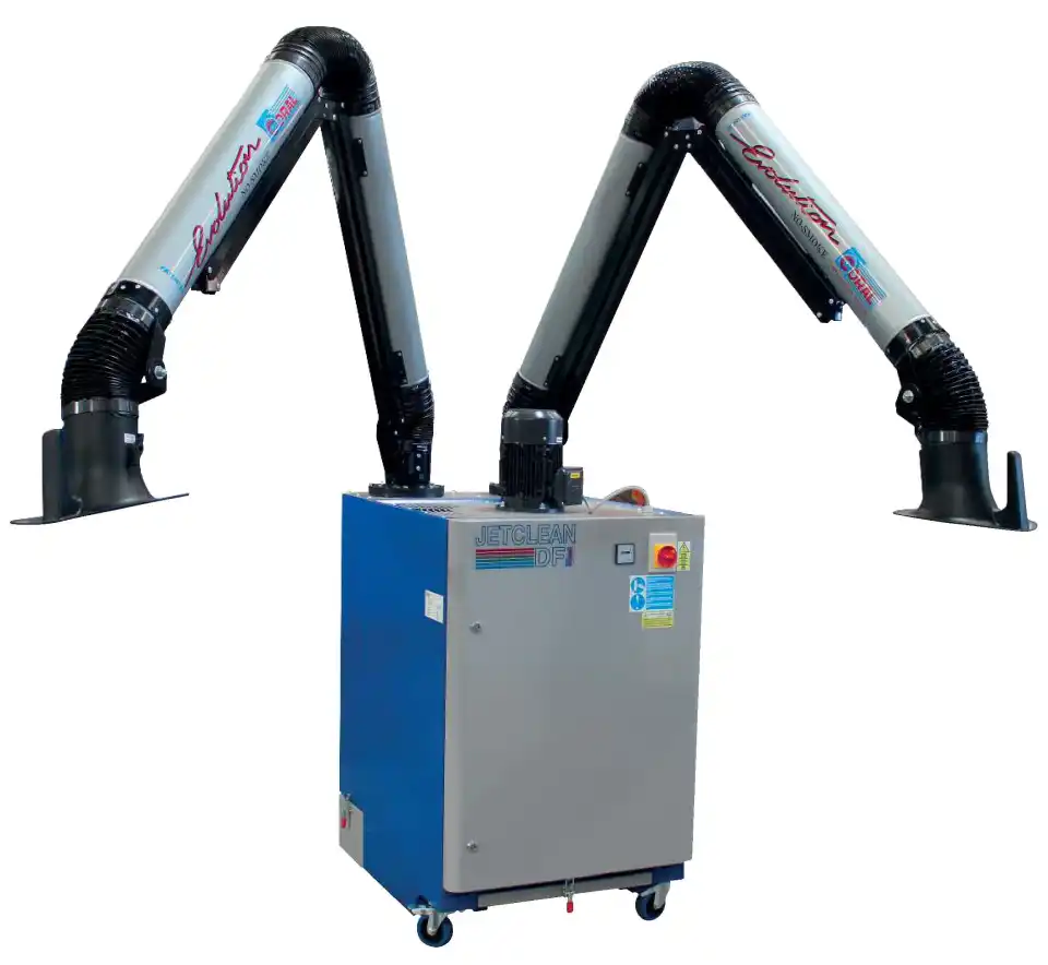 Unidad de filtración móvil para humos de soldadura de 3 hp