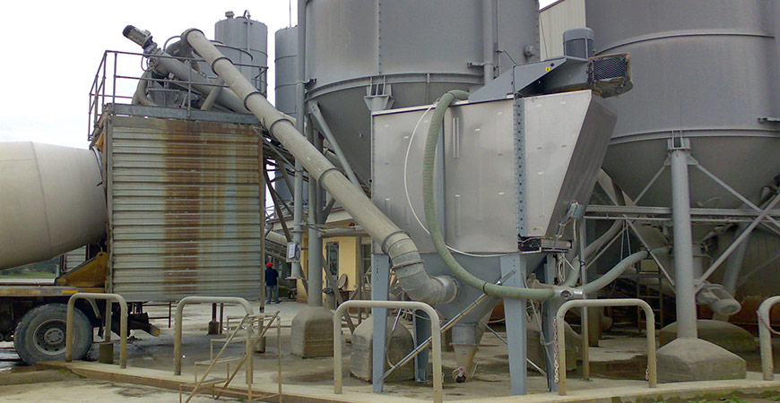 Colector de polvo para cemento vista 3
