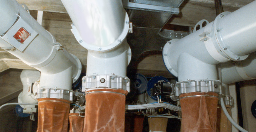 Válvula de mariposa doble brida de 12" (300 mm) vista 4