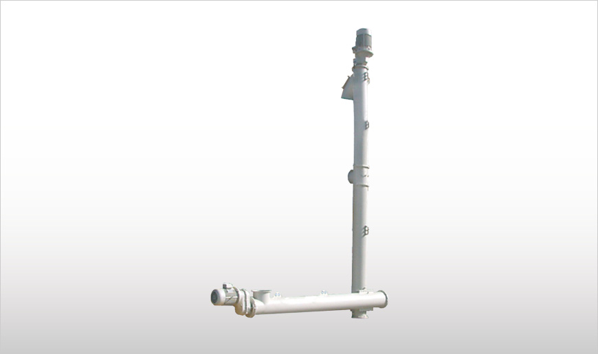 Transportador helicoidal vertical 6" / 7.2 m / 5.5 kW