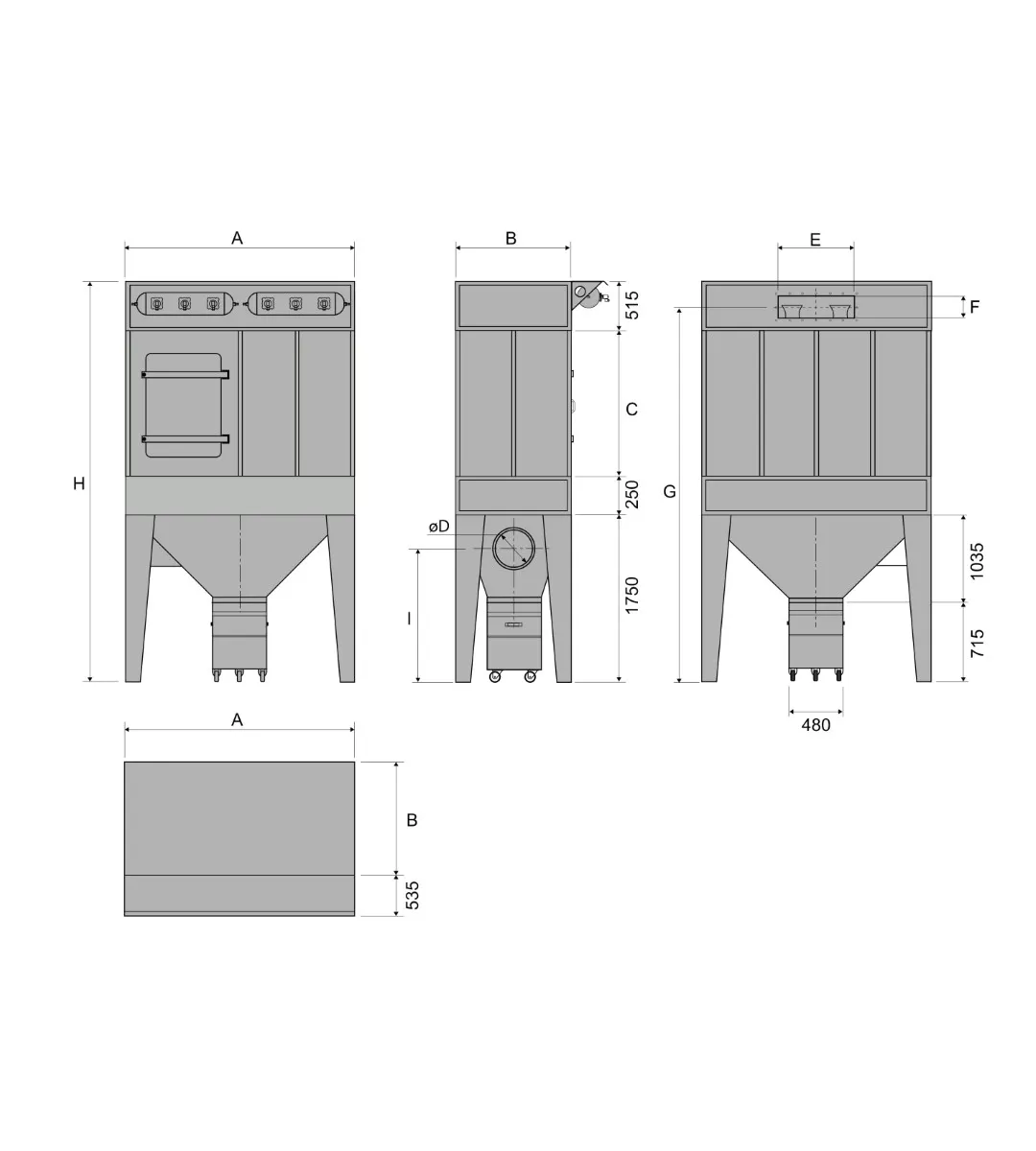 Imagen de Dimensiones generales