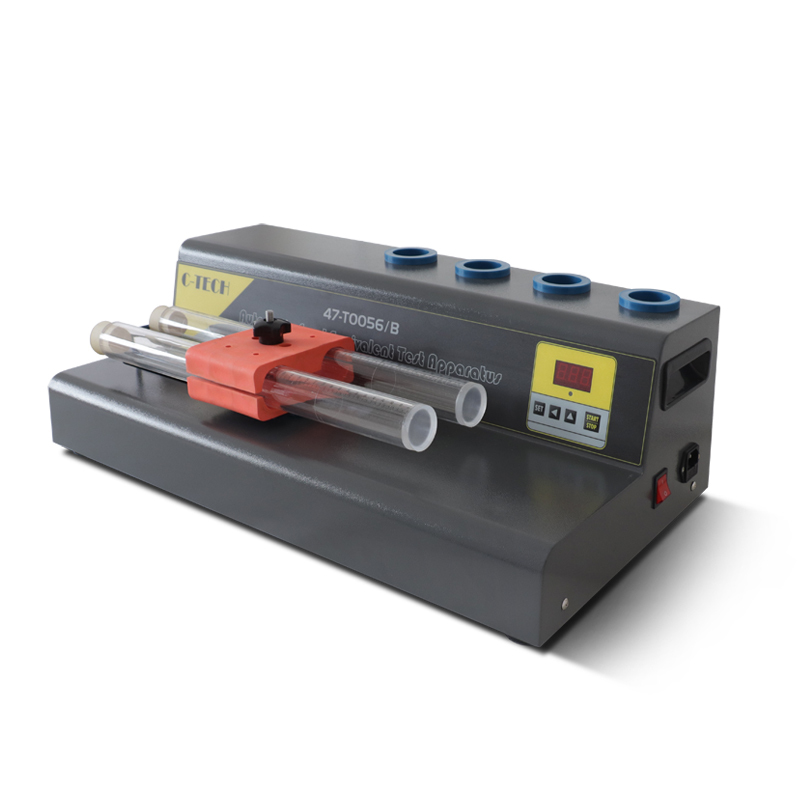 Agitador de equivalente de arena - detalle panel de control