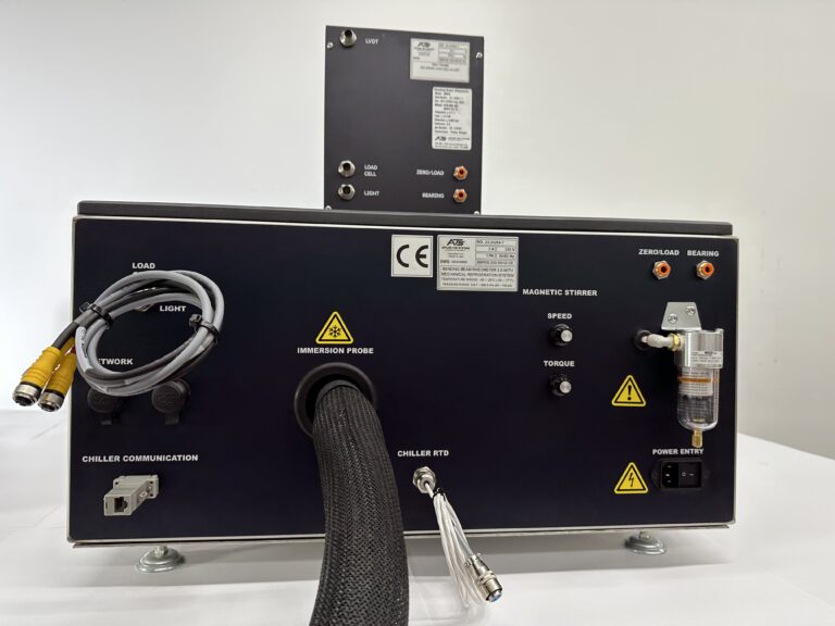 Reómetro de Viga en Flexión BBR2S - Panel posterior