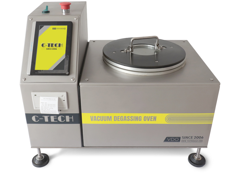 Vista angular del horno VDO con impresora