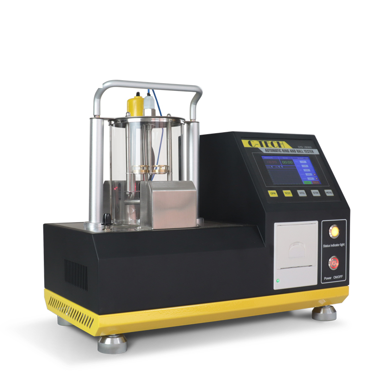 Pantalla LCD y controles del probador de punto de ablandamiento compacto