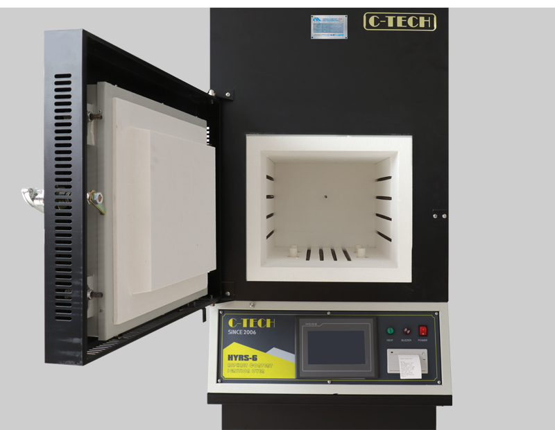 Cesta portamuestras y bandeja del horno de ignicion