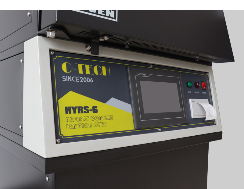 Vista trasera del horno de ignicion con extractor y conexiones