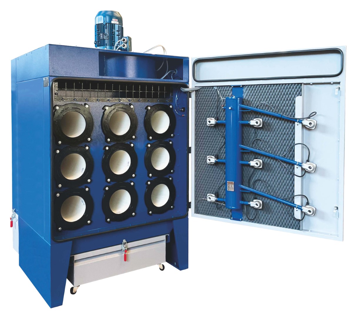 Unidad de filtración industrial 9 cartuchos - 11 kW