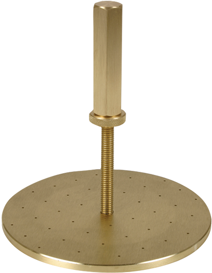 Placa de Carga Perforada CBR con Vástago Ajustable