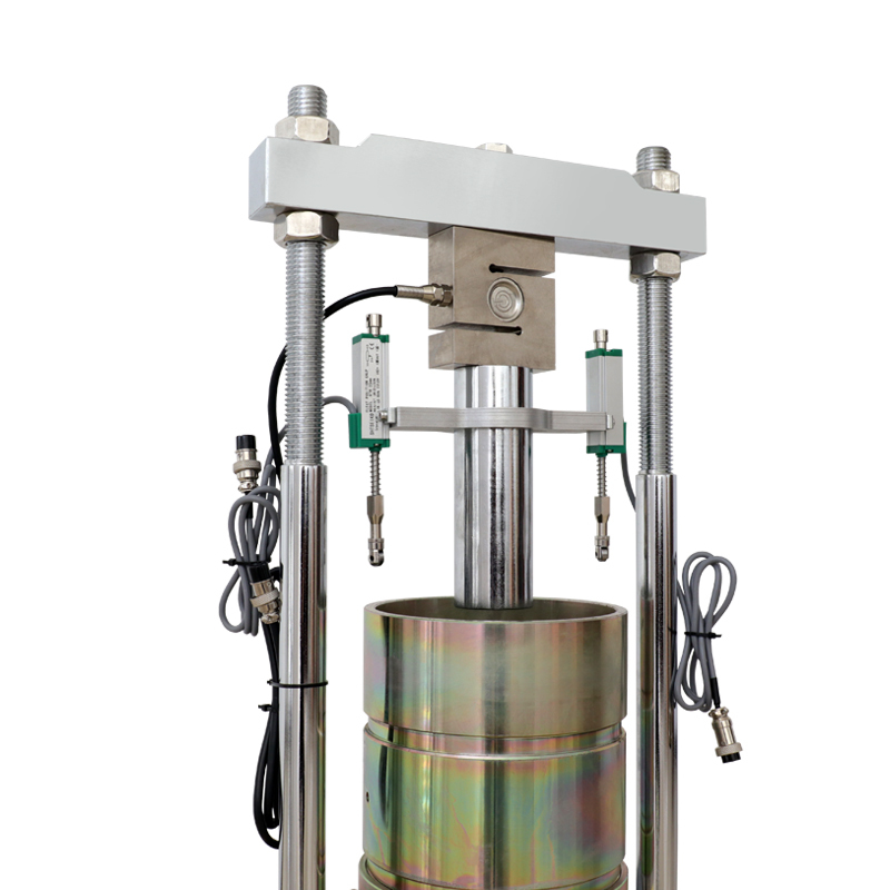 Detalle de la celda de carga y sensores