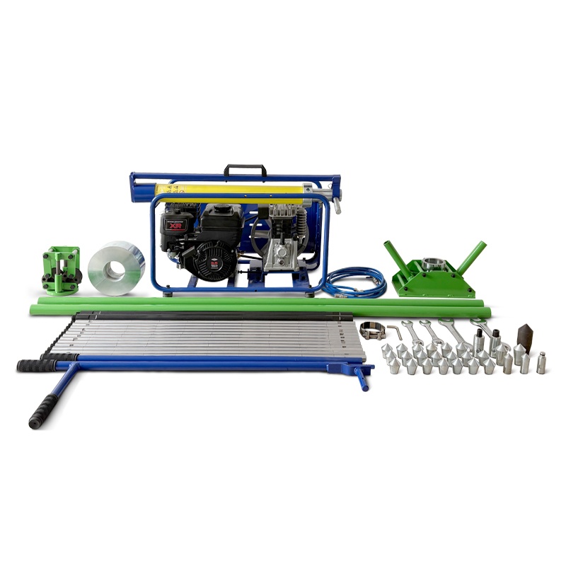 Detalle del sistema de penetración neumático