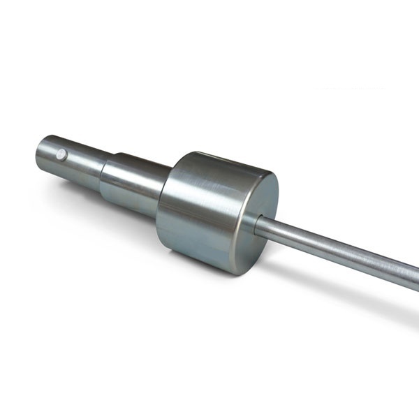 Detalle del martillo y guía del DCP