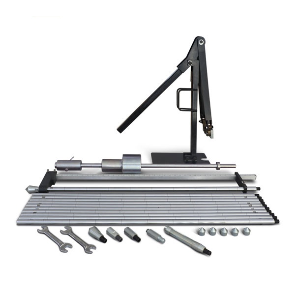 Penetrómetro de cono dinámico manual DCP 10 kg