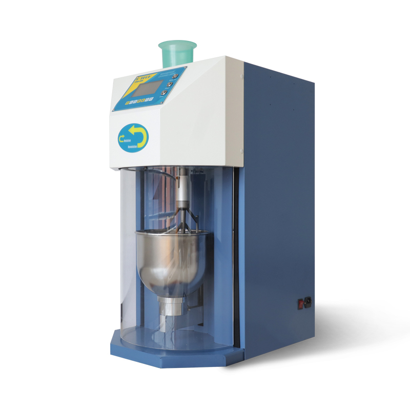 Vista frontal de la mezcladora