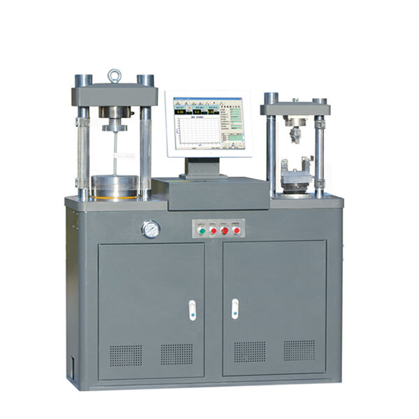 Vista frontal de la máquina