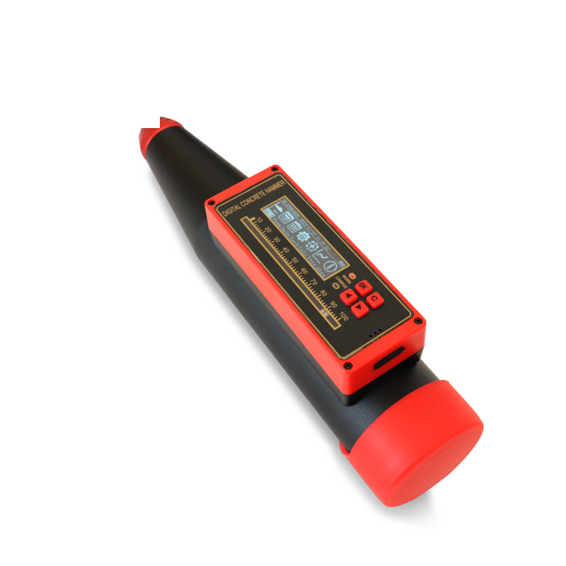 Esclerómetro digital - vista lateral con pantalla OLED