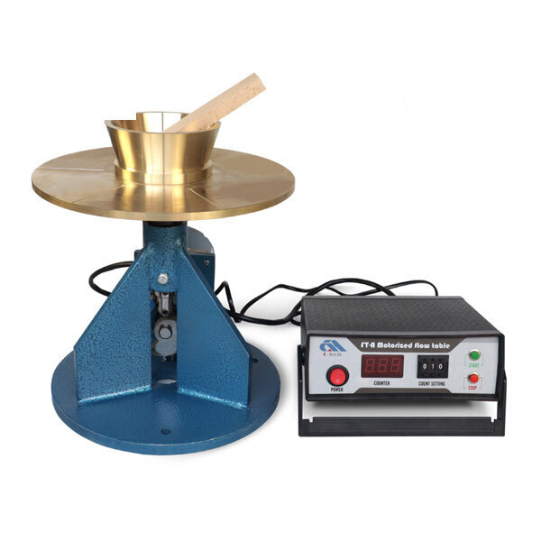 Mesa de Fluidez Motorizada para Cemento