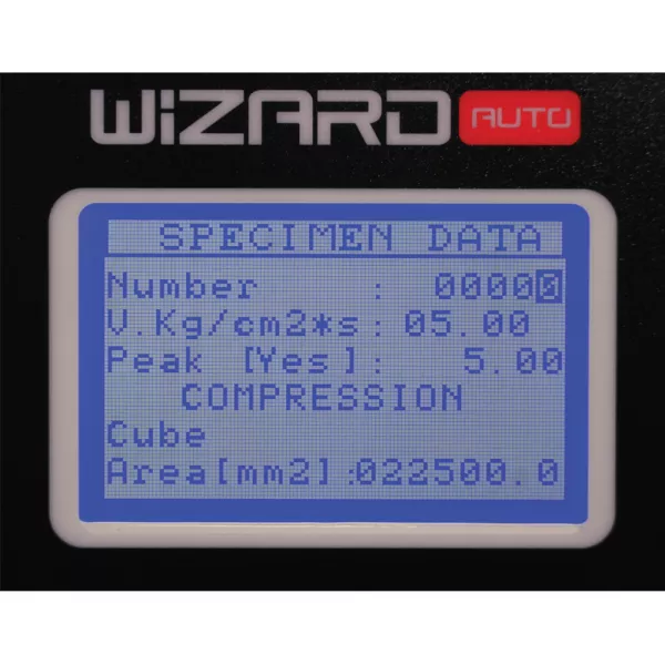 Pantalla de ingreso de datos de espécimen