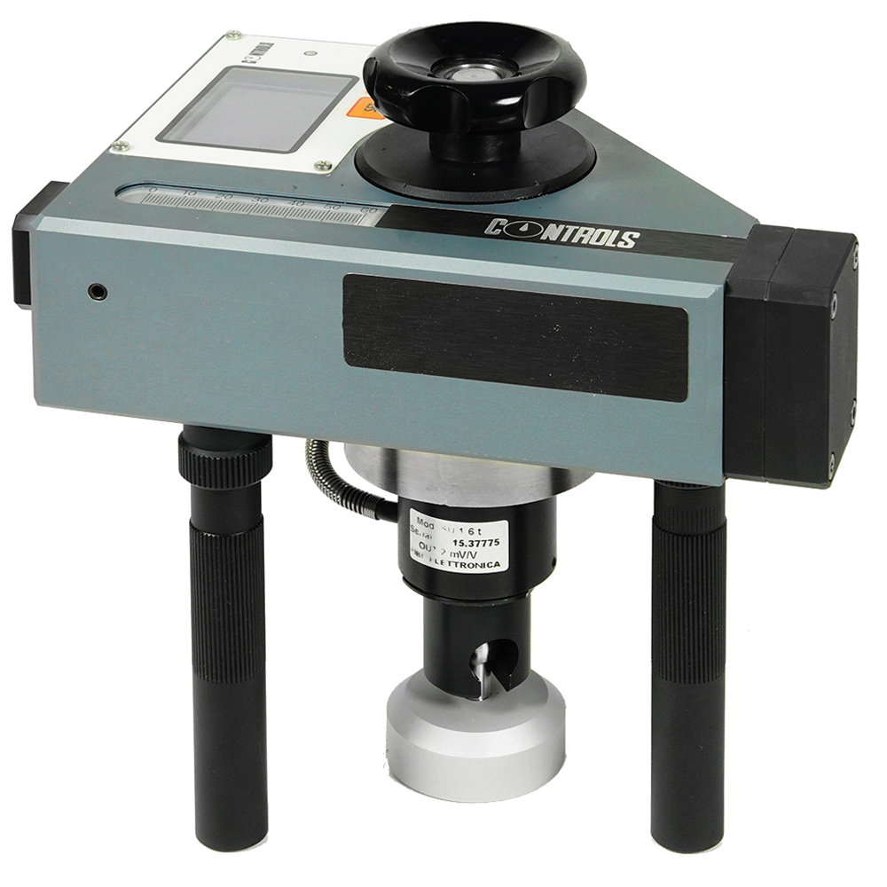 Medidor de adhesión pull-off 16 kN - Detalle con disco