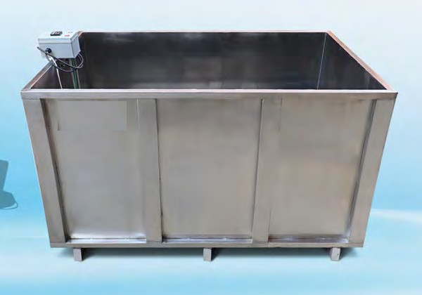 Tanque de Curado de Acero Inoxidable de Alta Capacidad 1,080 L para Concreto