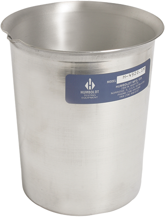 Vaso de Aluminio para Laboratorio de 1000 ml