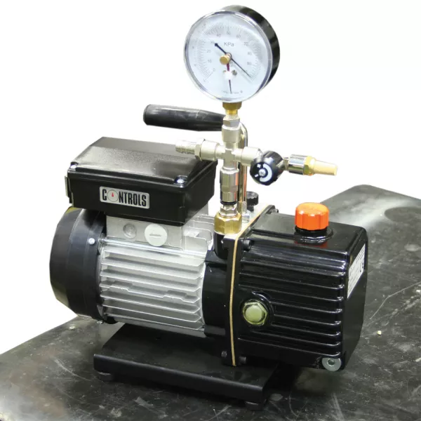 Bomba de Vacío Portátil de Dos Etapas, 75 L/min