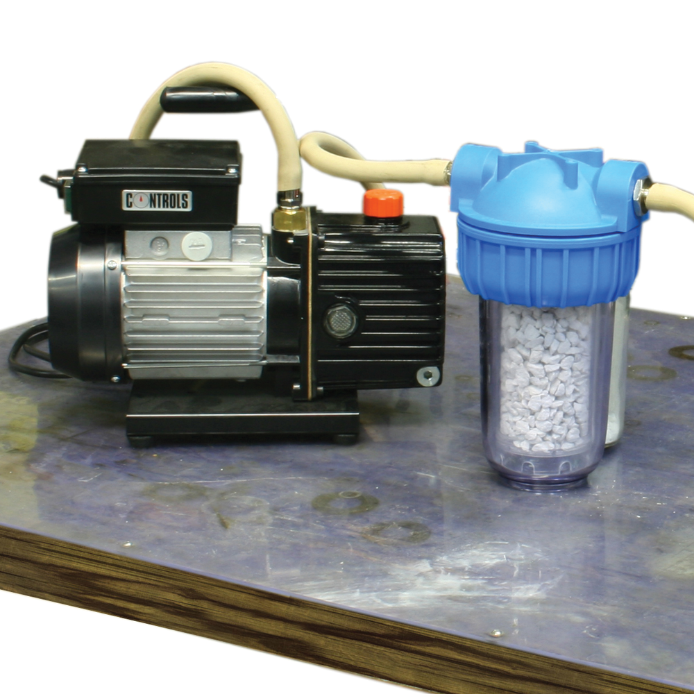 Bomba de Vacío Portátil de Dos Etapas, 75 L/min