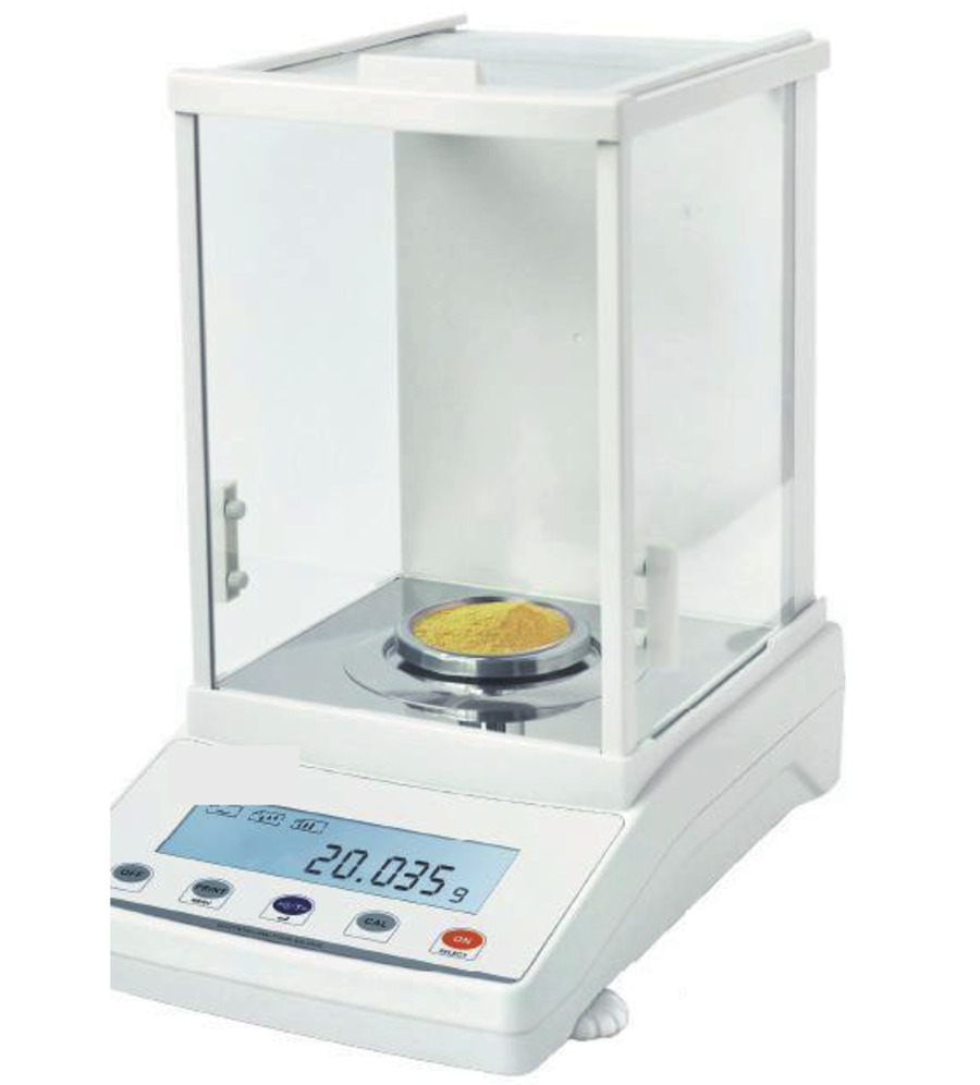 Balanza Analítica de Precisión 300 g con Resolución de 0.001 g y Calibración Interna