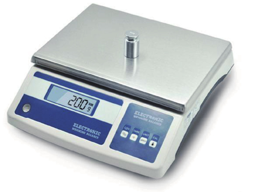Báscula Electrónica de Laboratorio de 11 kg con Resolución de 0.1 g y Plato de Acero Inoxidable