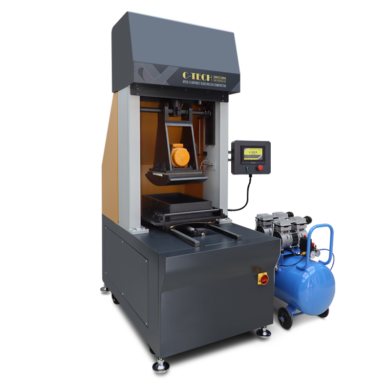 Pantalla tactil del compactador de rodillo con parametros de compactacion