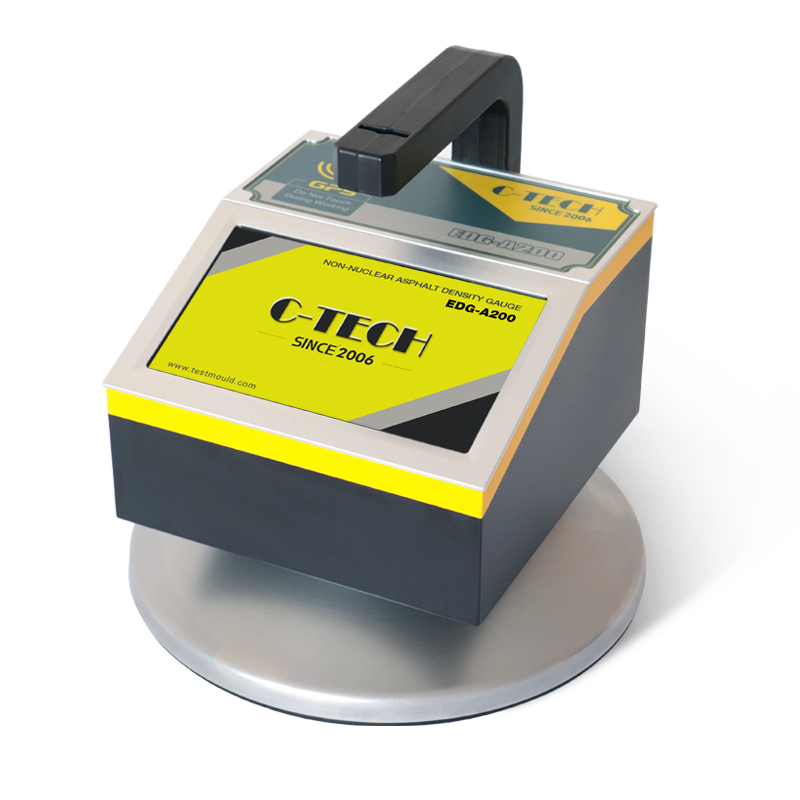 Pantalla a color del densimetro no nuclear con lectura de densidad