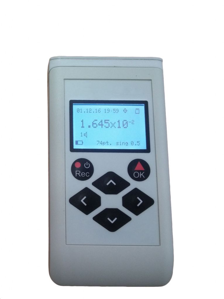 Medidor Portátil de Susceptibilidad Magnética de Rocas con GPS