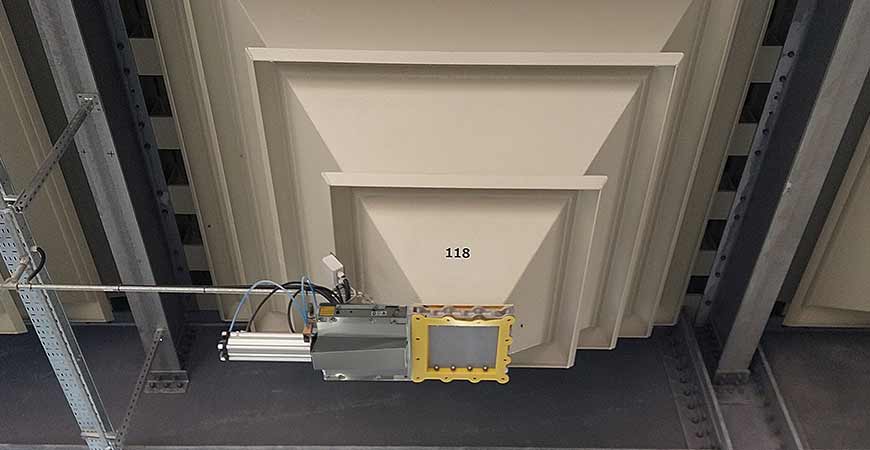 Válvula de guillotina con boca circular 10" vista 2