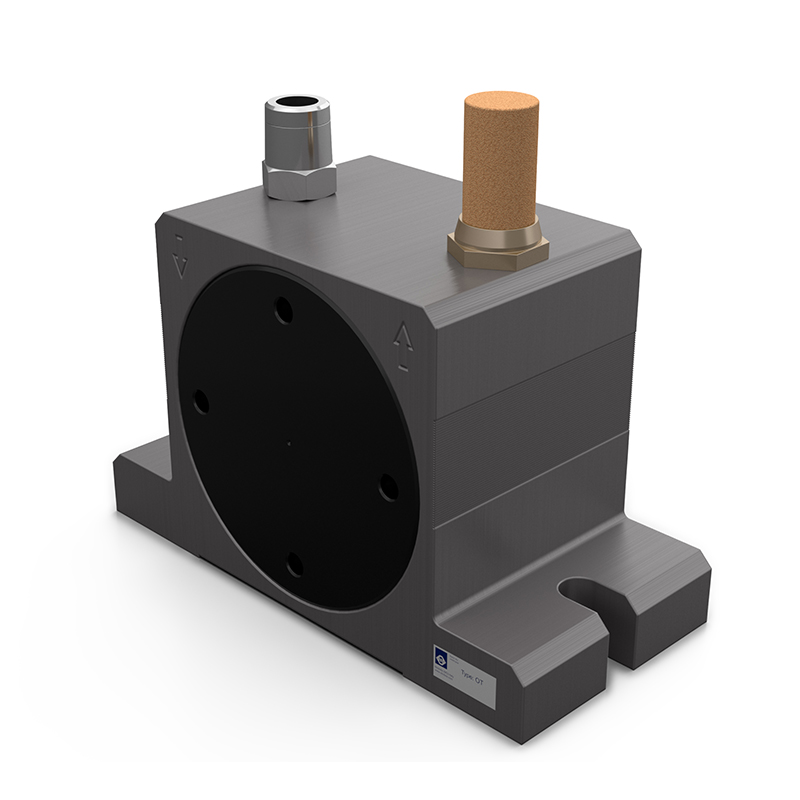 Vibrador neumático de turbina de 483 kg fuerza