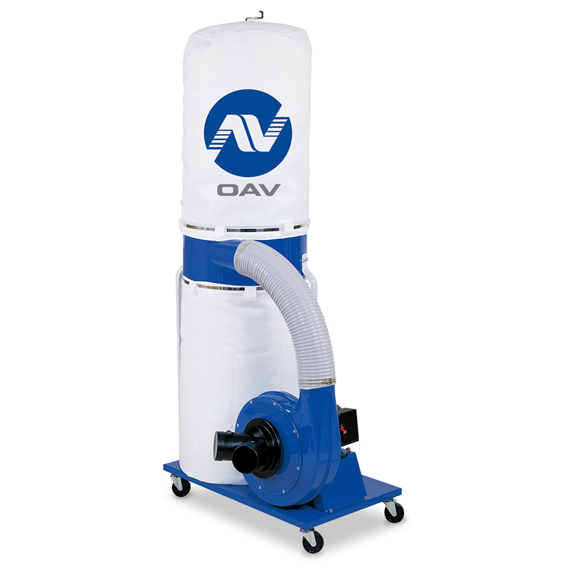 Colector de polvo móvil para taller de madera 2 HP 2,800 m³/h