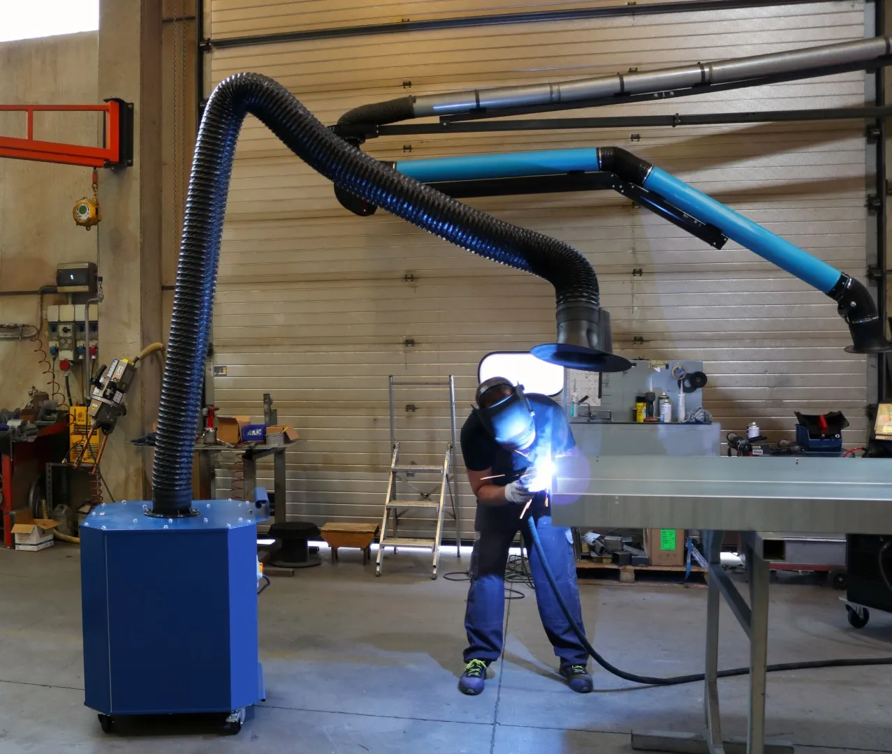 Unidad de filtración móvil para humos de soldadura vista 4