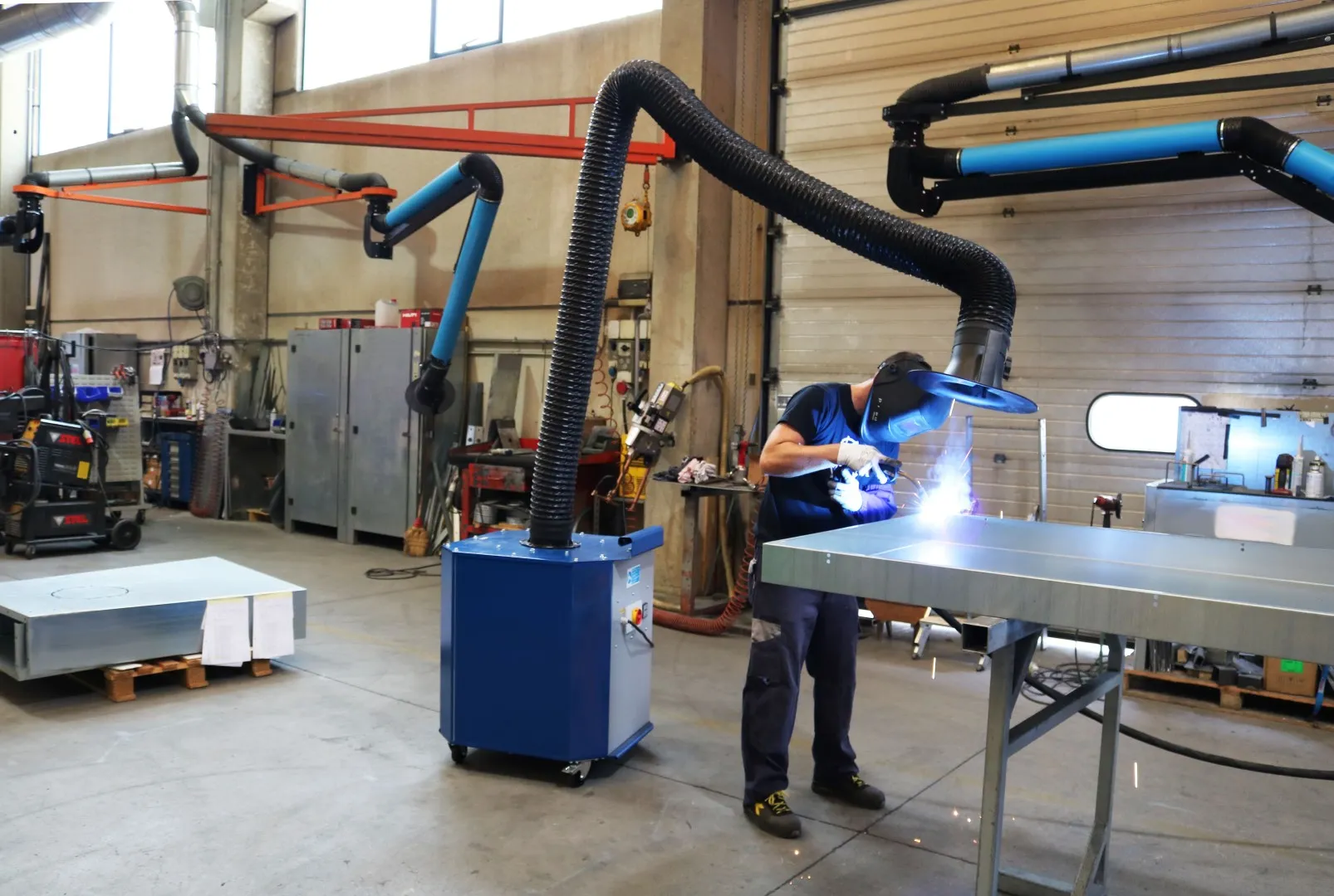 Unidad de filtración móvil para humos de soldadura vista 5