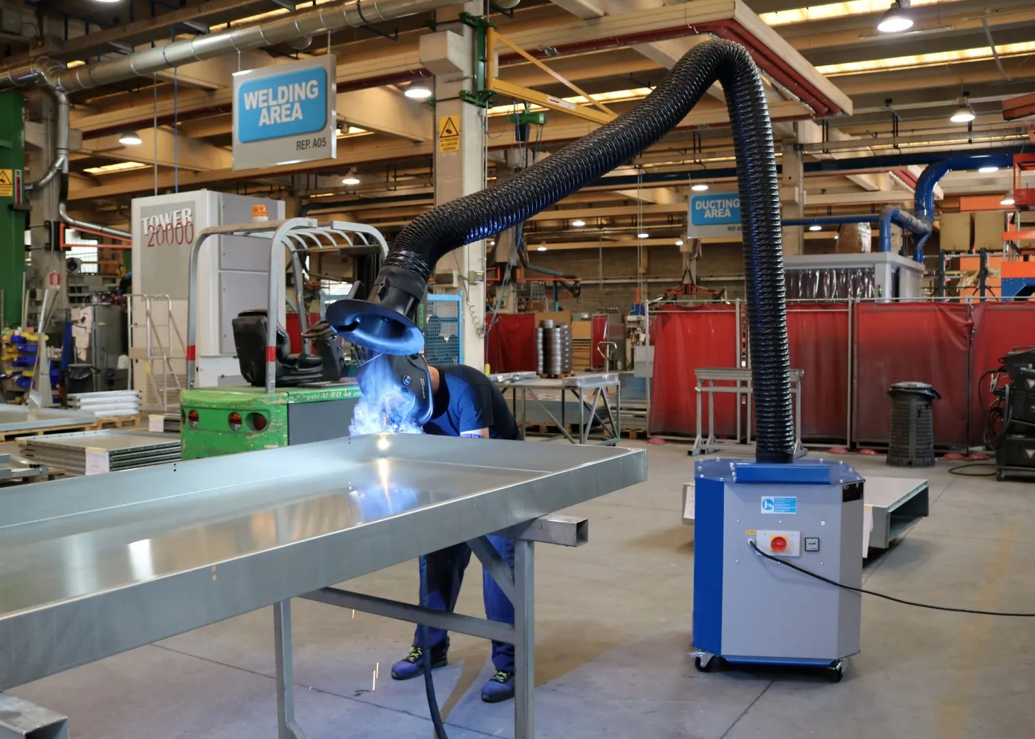 Unidad de filtración móvil para humos de soldadura vista 6