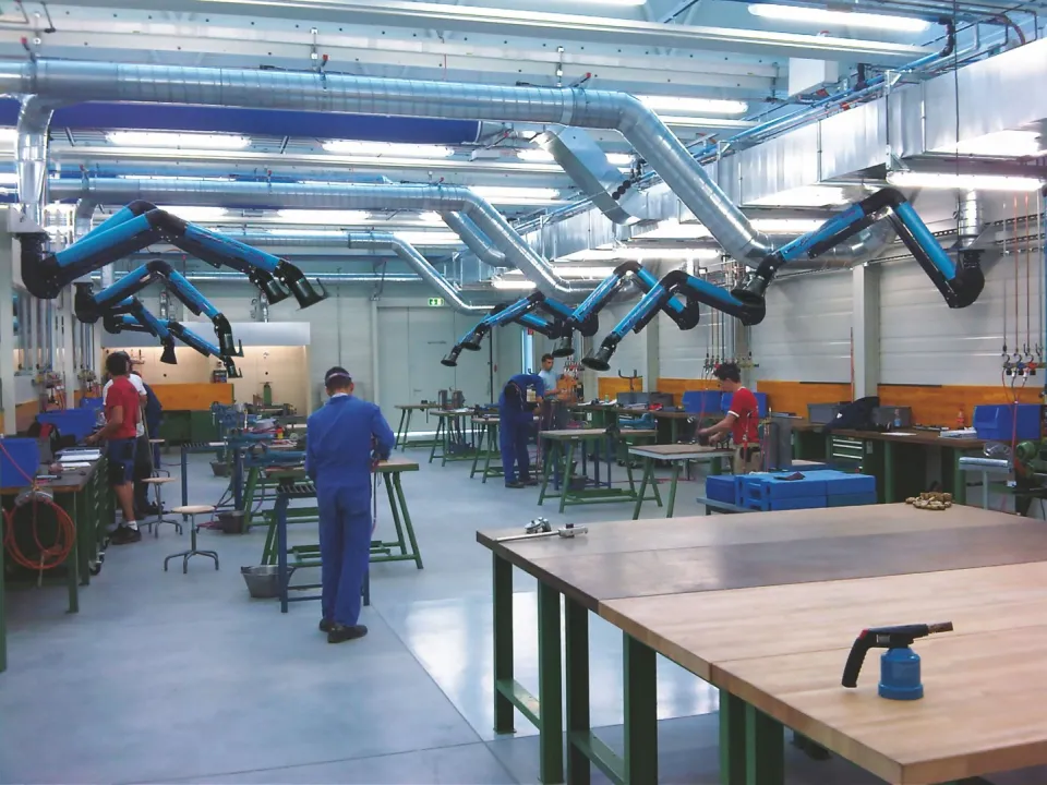 Brazo aspirante articulado de 3 m de longitud vista 4