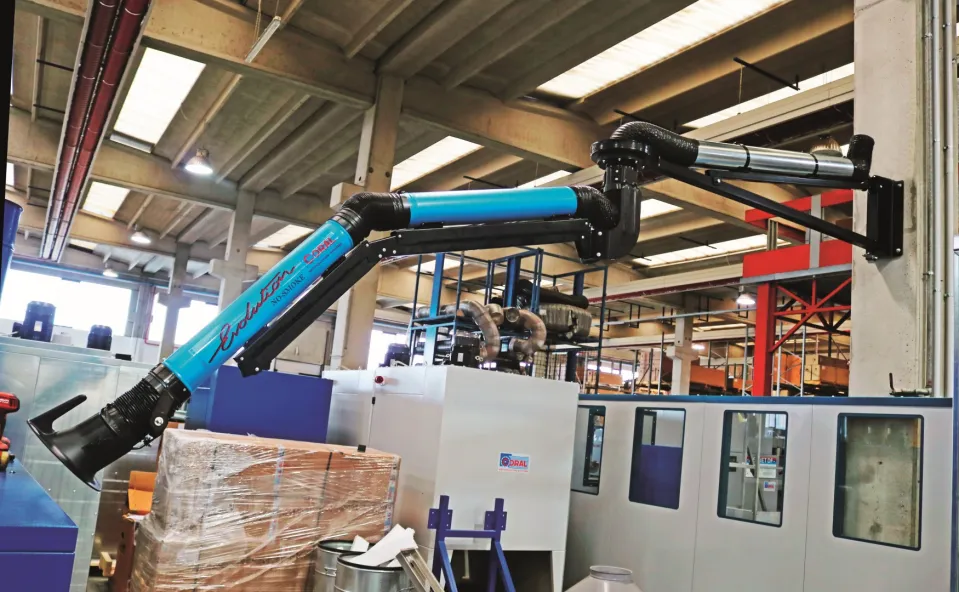 Brazo aspirante articulado de 3 m de longitud vista 5