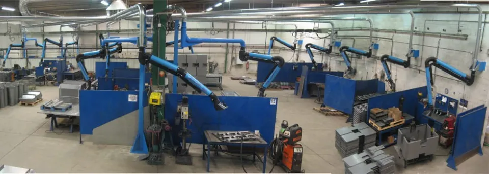 Brazo aspirante articulado de 3 m de longitud vista 7