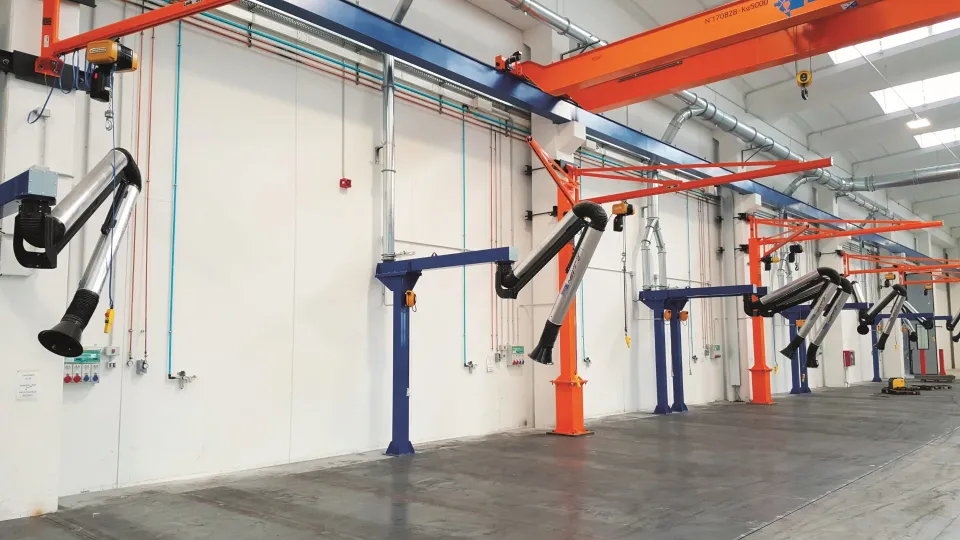 Brazo aspirante articulado de 3 m de longitud vista 8