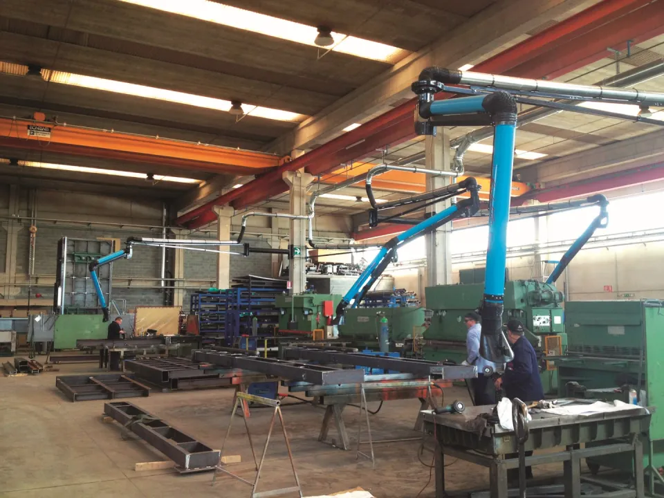 Brazo aspirante articulado de 3 m de longitud vista 9