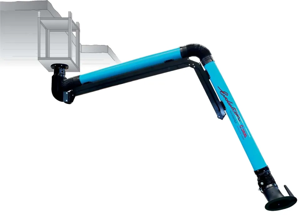 Brazo aspirante articulado de 3 m de longitud