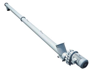 Transportador helicoidal tubular heavy duty 12" / 7.0 m / 7.5 kW