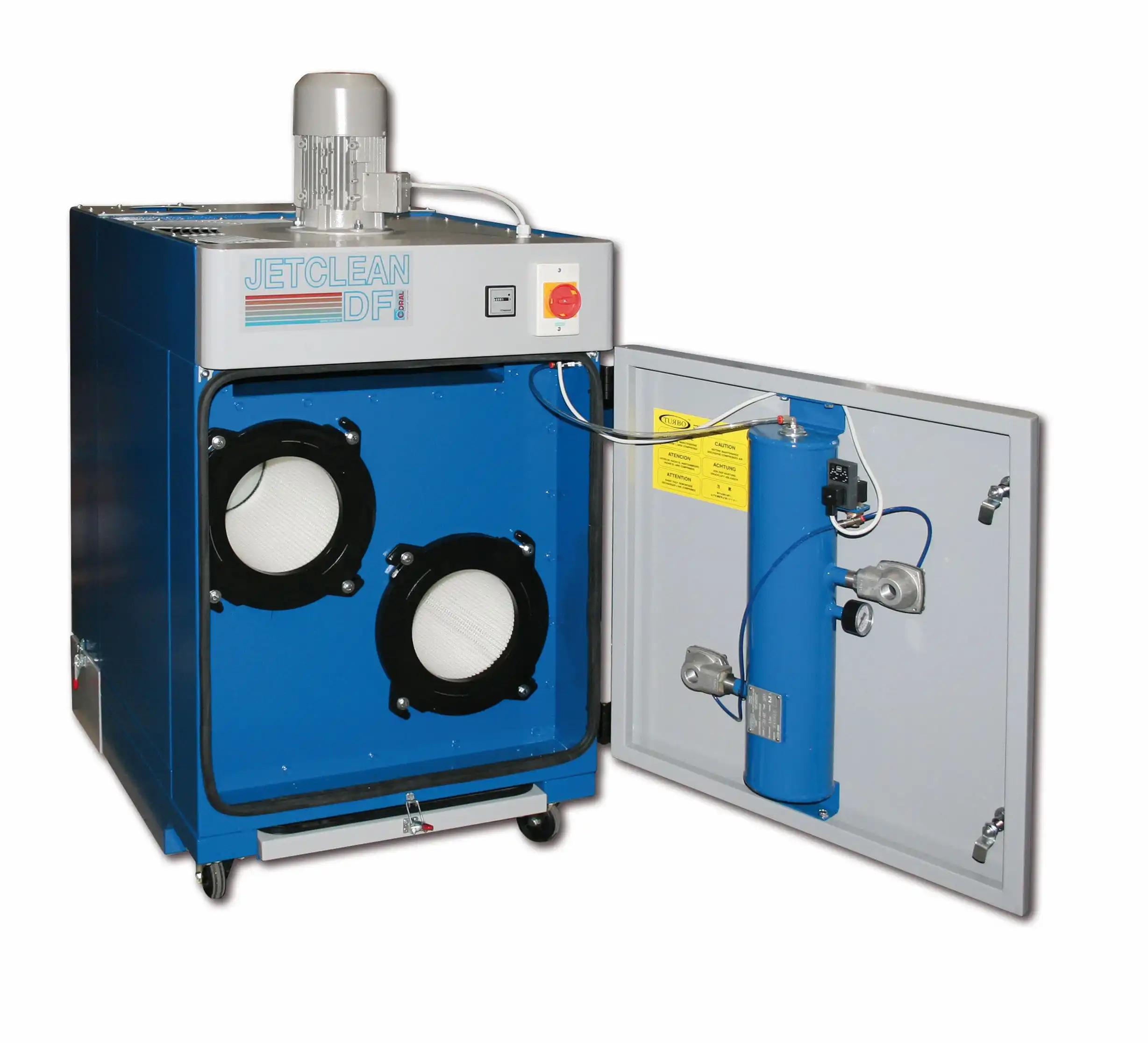 Unidad de filtración móvil para humos de soldadura de 1.5 hp vista 4