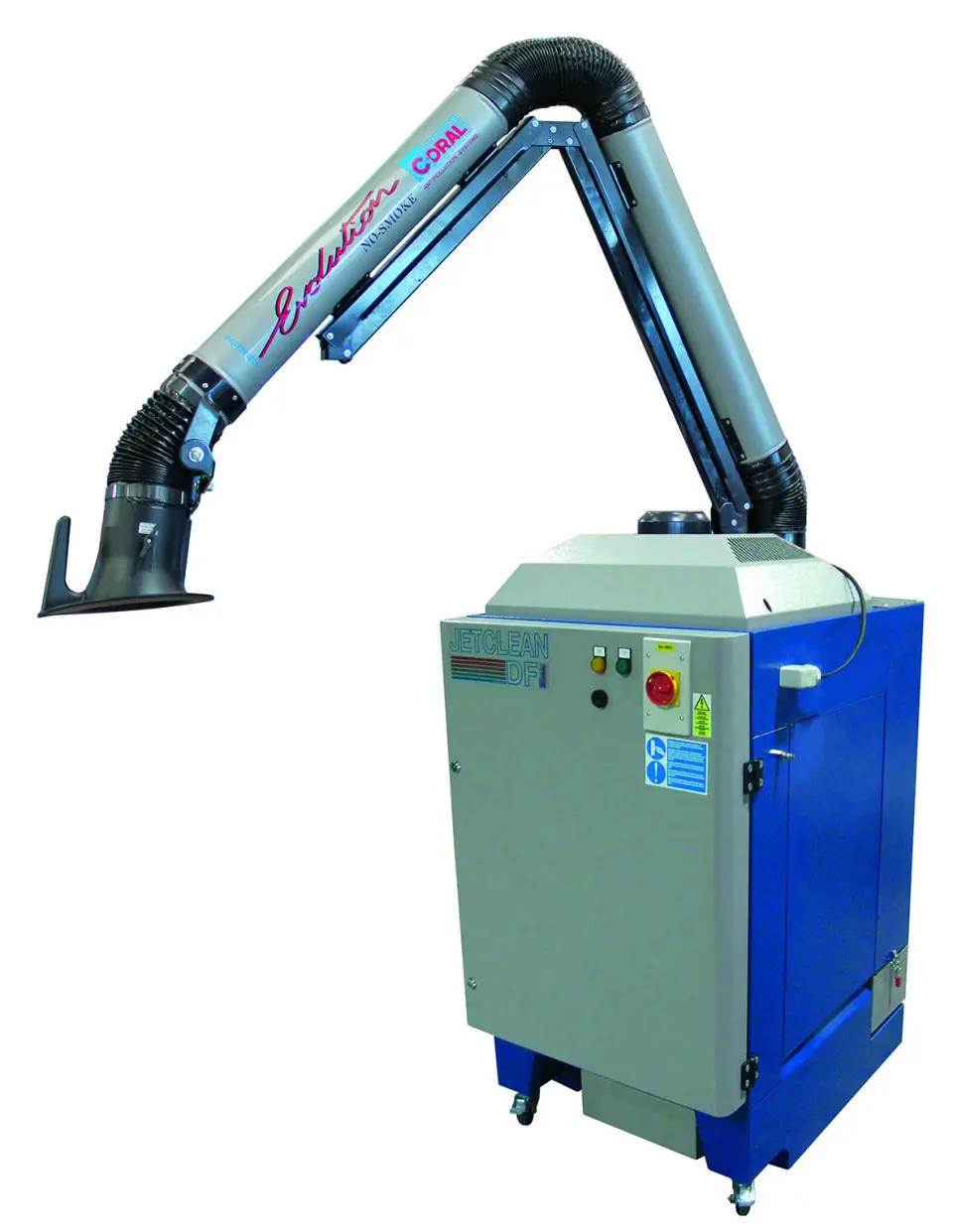 Unidad de filtración móvil para humos de soldadura de 1.5 hp